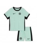 Chelsea Alternativní dres pro děti 2023-24 Krátký Rukáv (+ trenýrky)